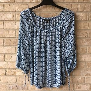 Banana Republic Tie Sleeves Blouse Size XS